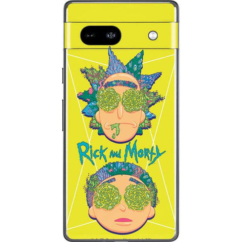 Adult Swim Rick and Morty Rick and Morty Portal Eyes Google Pixel 7a Skin